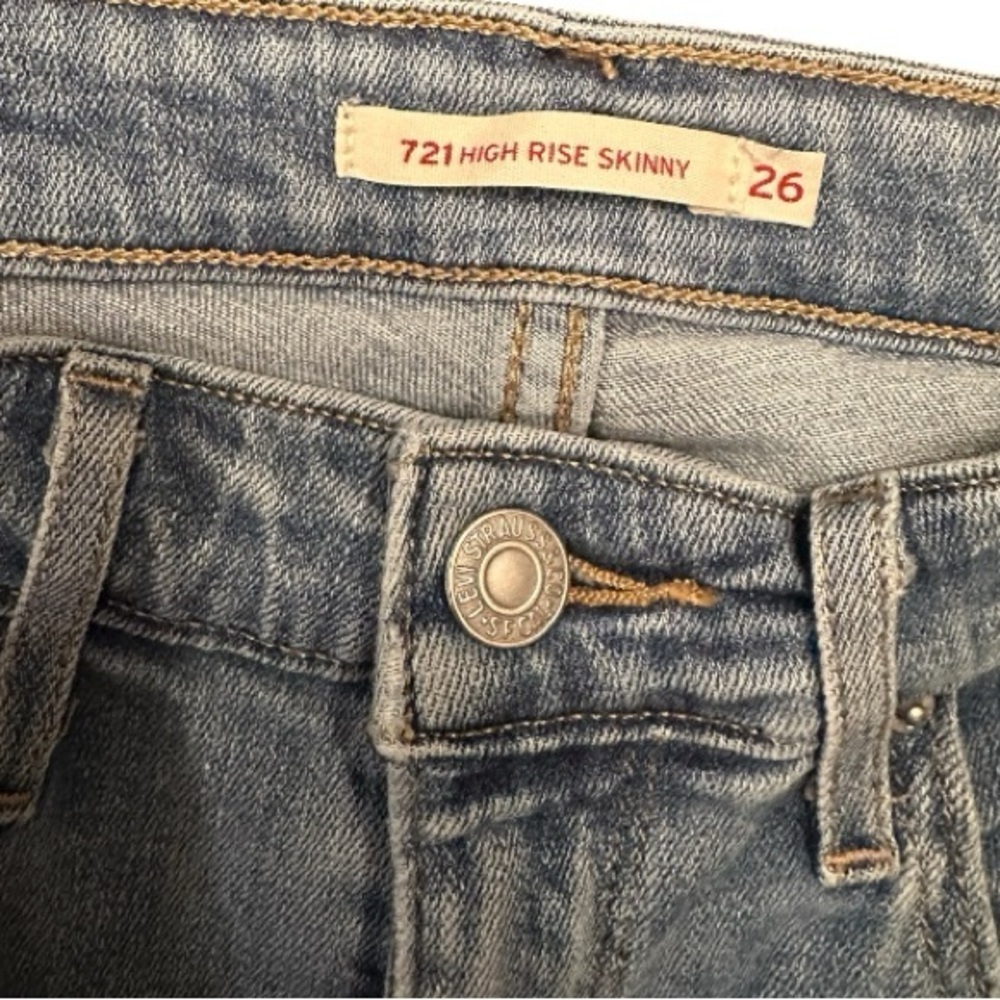 Levi's women’s 721 HIGH RISE SKINNY Jeans - Picture 4 of 4